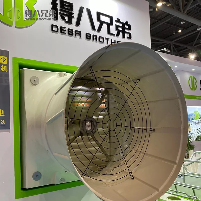 Яке конкретне застосування свинарського вентилятора з двигуном змінного струму?